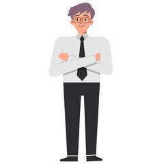businessman flat icon