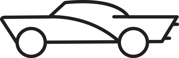 Car icon in different style vector illustration. vector icons designed in filled, outline, line and stroke style can be used for web, mobile, ui 