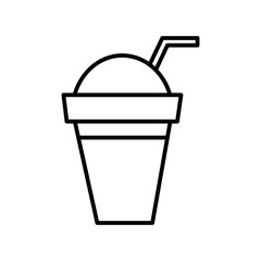 drink line icon
