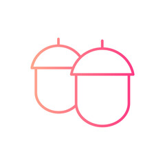 squirrel gradient icon