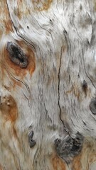 The details of old dry trunk of guava tree after being cut down