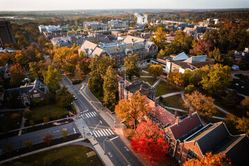 Drone of Autumn in Princeton