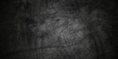 Obraz premium Black stone grunge cracked and black marble wall concrete texture background anthracite panorama. Panorama dark grey black slate background or texture.