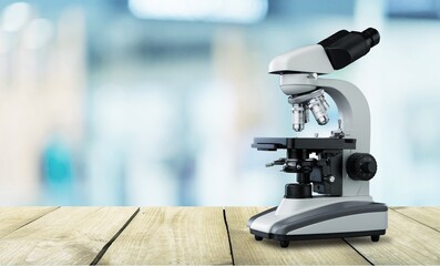Professional technology microscope for research in laboratory