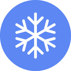 Christmas icon. Winter snow