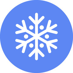 Christmas icon. Winter snow