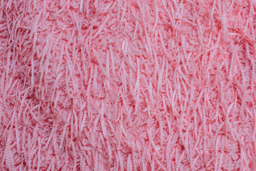 Pink wool texture close-up beautiful abstract fur background