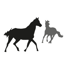 Fototapeta na wymiar Horses logo - Vector
