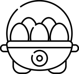 kitchen appliances outline lineal icon