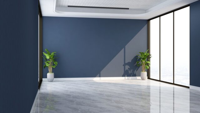 blank wall for logo mockup