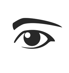 Obraz premium simple human eye icon
