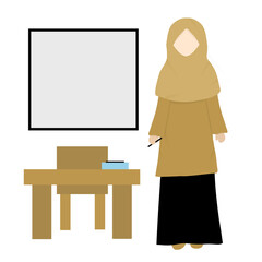 Teacher in the classroom