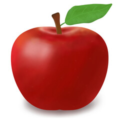 red apple