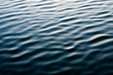 Water surface ripples flowing reflection
