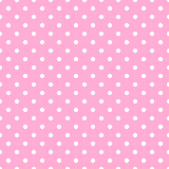 white polka dot seamless pattern 