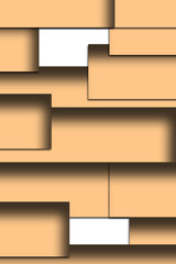 orange abstract background with squares wallpaper frame shape vertical illustration for presentation paper