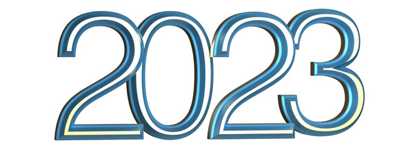 Obraz premium 2023 text flyer design on graphic