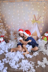 brincadeira de irmãos encantos de natal 