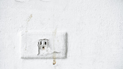 Old rough cement wall background well editing text on free space backdrop