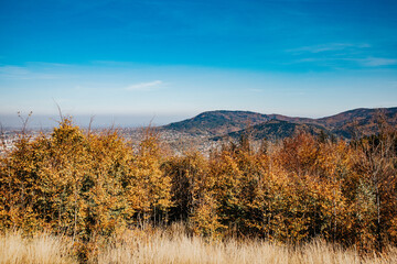 Jesienny krajobraz w Beskidach
