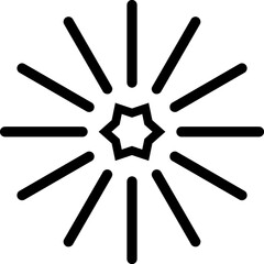 sparkle, flash icon