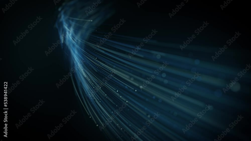 Poster abstract swirling and flowing lines background/ 4k animation of an abstract wallpaper technology bac