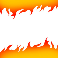 fire flames frame
