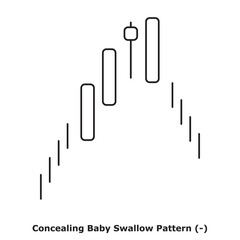 Concealing Baby Swallow Pattern (-) White & Black - Round