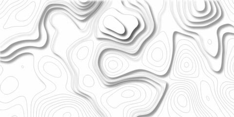 Topographic map background. silver line topography maount map contour background, geographic grid. Abstract vector illustration.	
