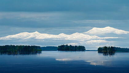 finland lake summer wallpaper