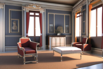 Baroque Luxury Palace Room