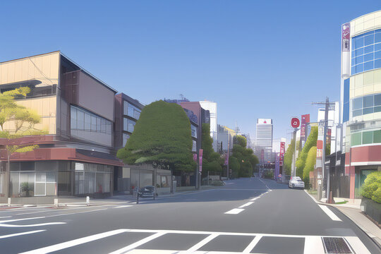 Japanese Street During Daytime