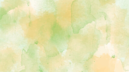 Green and yellow watercolor background for textures backgrounds and web banners design