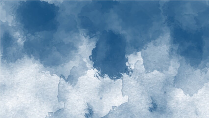 Blue watercolor background for textures backgrounds and web banners design