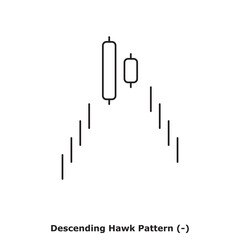 Descending Hawk Pattern (-) White & Black - Round