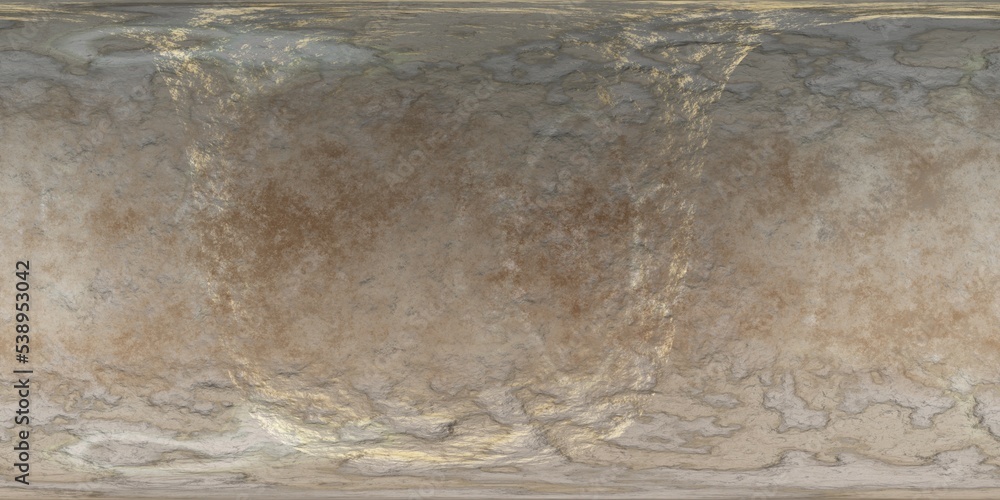 Wall mural the texture of the stone. planetoid. hdri. equidistant projection. spherical panorama. panorama 360.