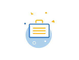 Briefcase Stroke Line Icon
