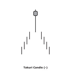 Takuri Candle (-) White & Black - Round