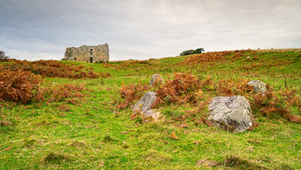 Low Cleughs Bastle from the front, the ruins of an early 17th century bastle or defensible...