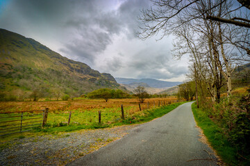Road through the valley