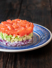Salmon tartare