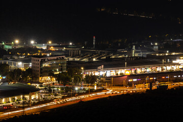 Fototapeta premium night view of the city