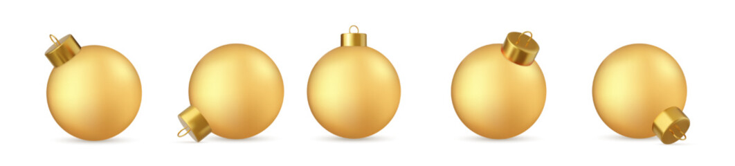 gold Christmas ball