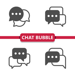 Chat Bubbles - Speech Bubbles - Chat Icons