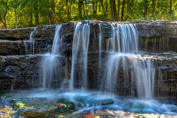 Waterfall in Burgess Park Tennessee