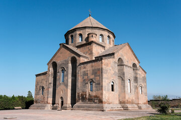 Fototapeta na wymiar Saint Hripsime Church (built in 618) on sunny summer day. Vagharshapat (Etchmiadzin), Armenia.