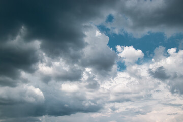 Blue skies clouds