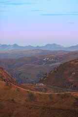 view of the mountain landscape