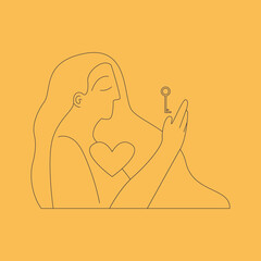 Search for yourself. Self-development and self-knowledge. The concept of finding peace and emotional stability. The idea of growth and development of the inner world, achievement of goals, recovery