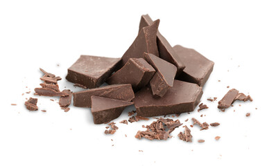 Dark Chocolate Blocks and Pieces